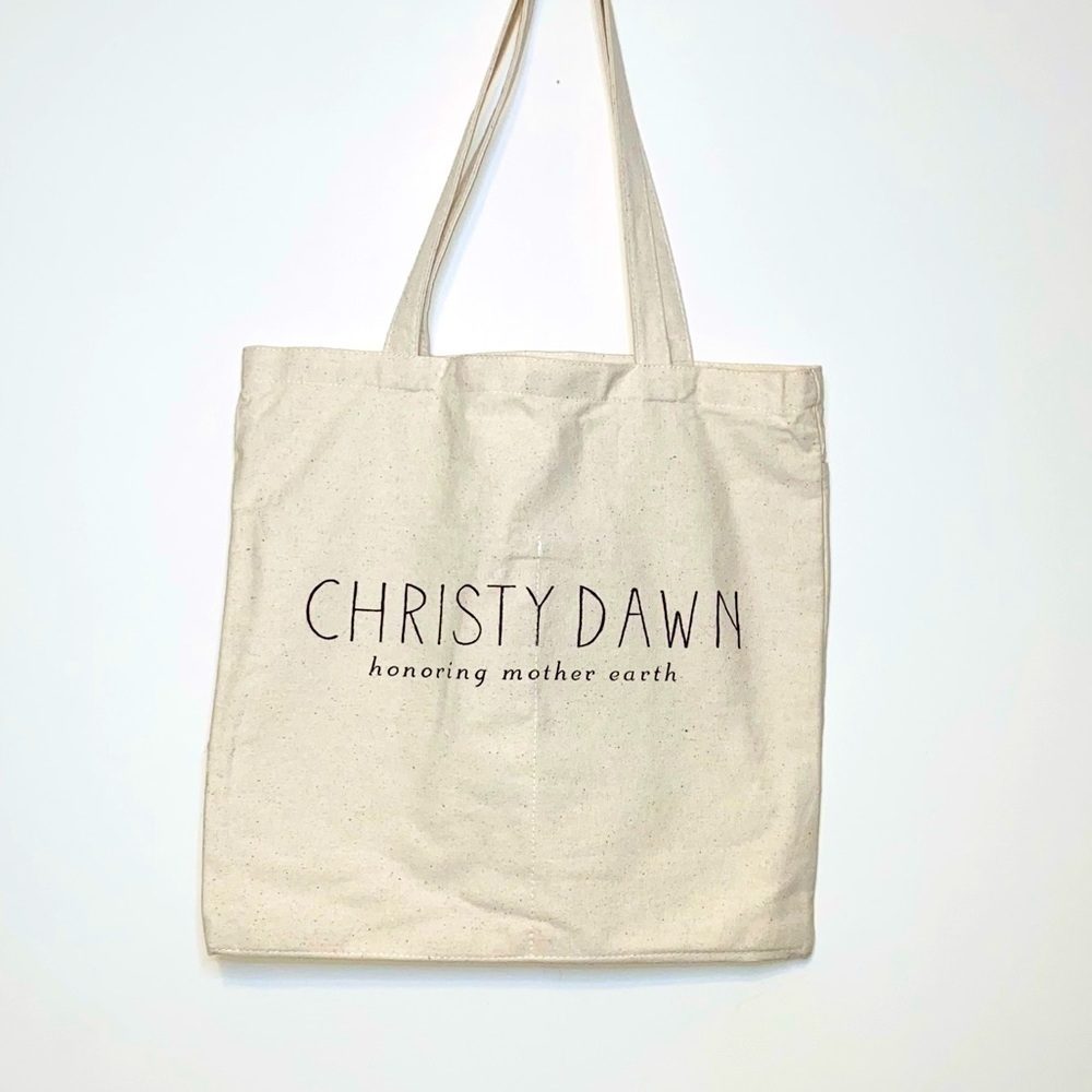 NWT Christy Dawn “Honoring Mother Earth” Canvas Tote Bag